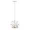 Z-Lite Cavallo 3 Light Pendant, Hammered White + Olde Brass 463-12HWH-OBR - alternate 7